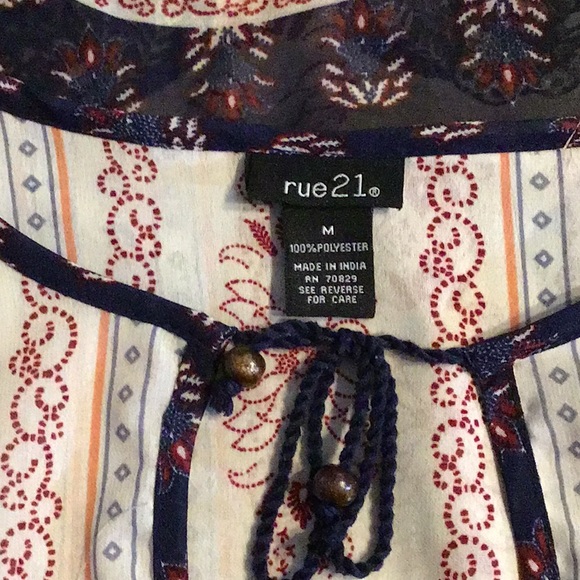 rue21 boho festival blouse - Picture 8 of 8
